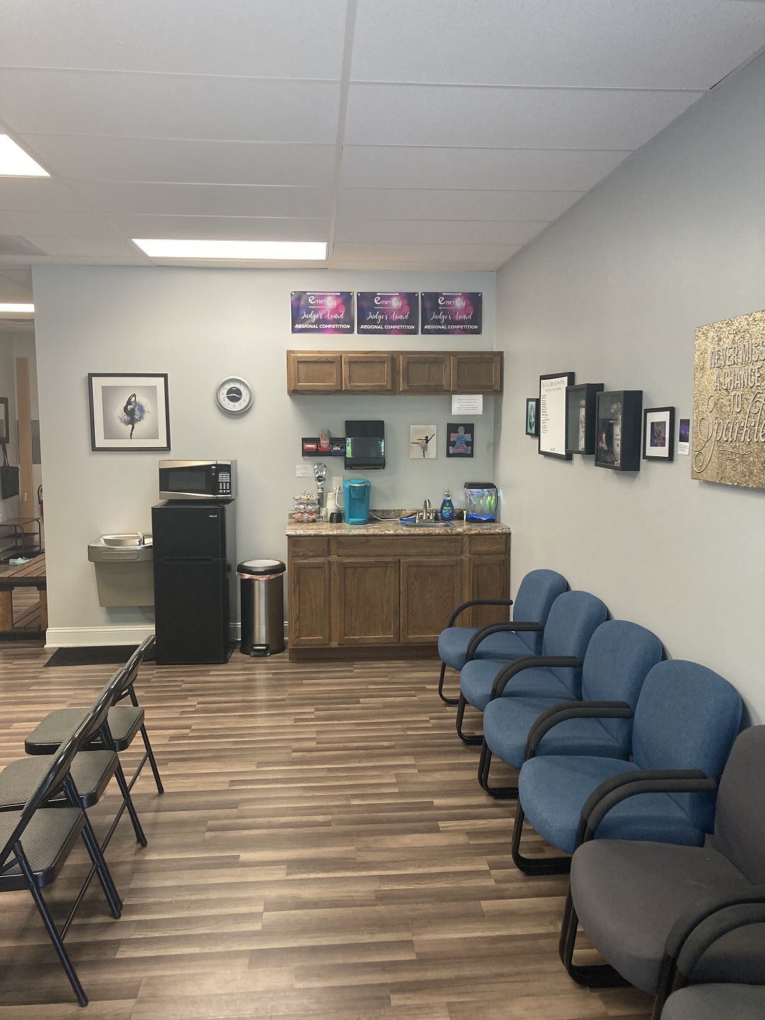 picture of inside our building